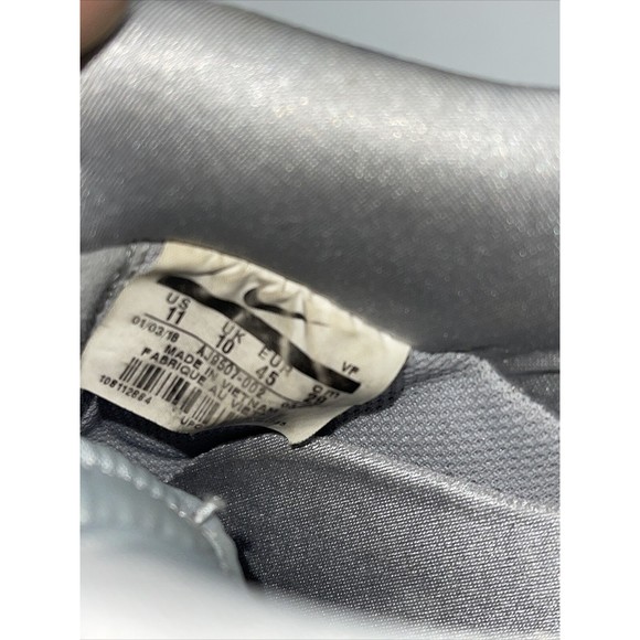 NIKE  AIR FORCE 1 07 LV8 LTHR  Air Force Leather   Gray   AJ9507 002 Men Size 11 - Picture 5 of 10